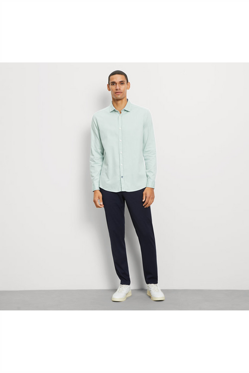 OLYMP Casual Hemd Regular Fit Grün