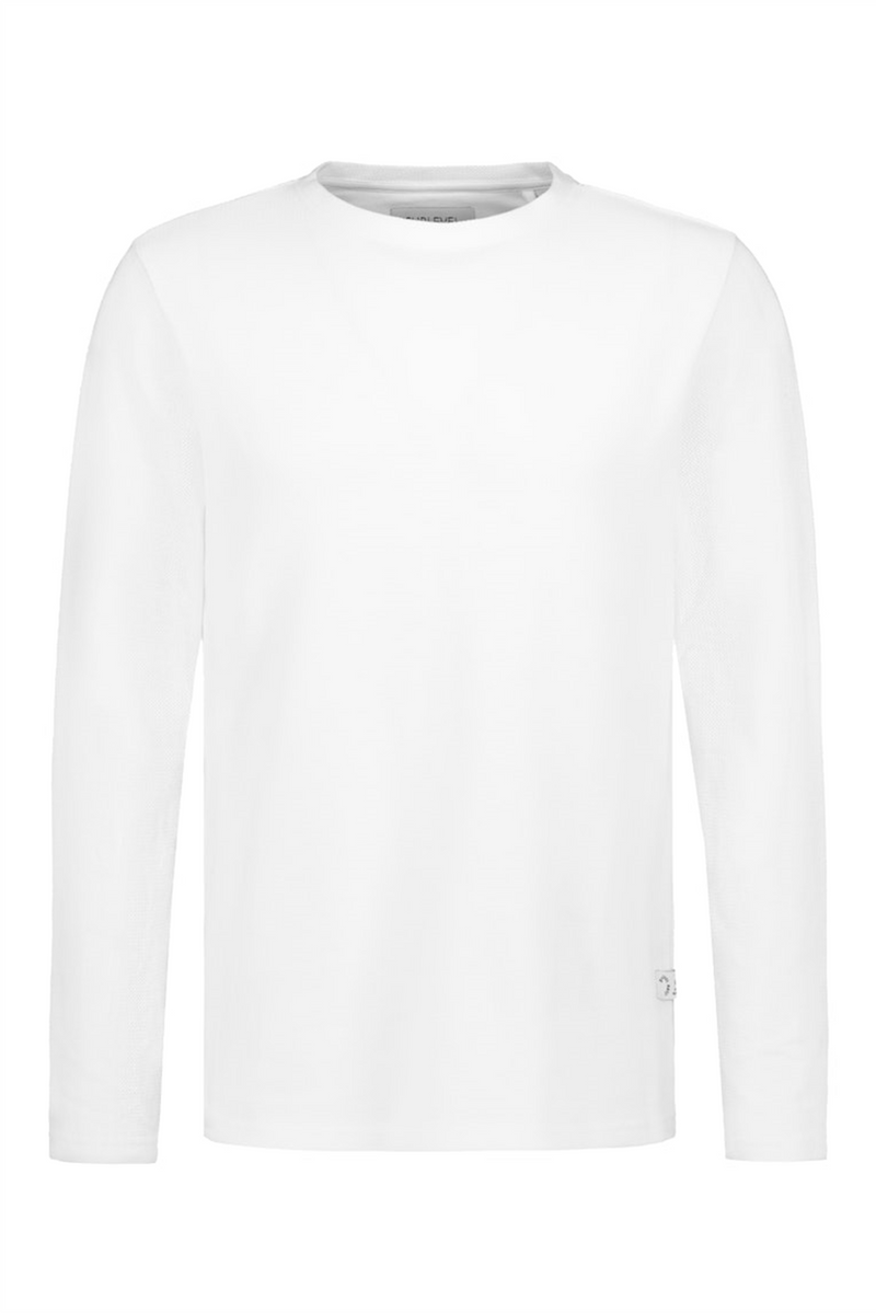 SUBLEVEL Struktur Longsleeve White