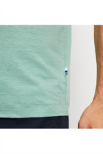 OLYMP Leinen Poloshirt Smaragd