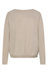 SUBLEVEL Langarm T-Shirt Dark Beige
