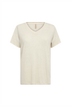 SOYACONCEPT Leinen T-Shirt Beige