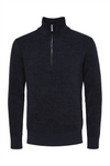SELECTED HOMME Half Zip Pullover Sky Captain