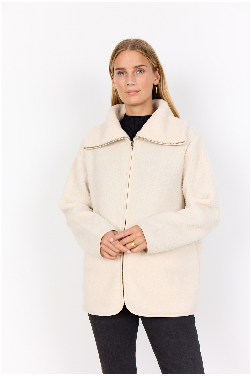 SOYACONCEPT Teddy Jacke Creme