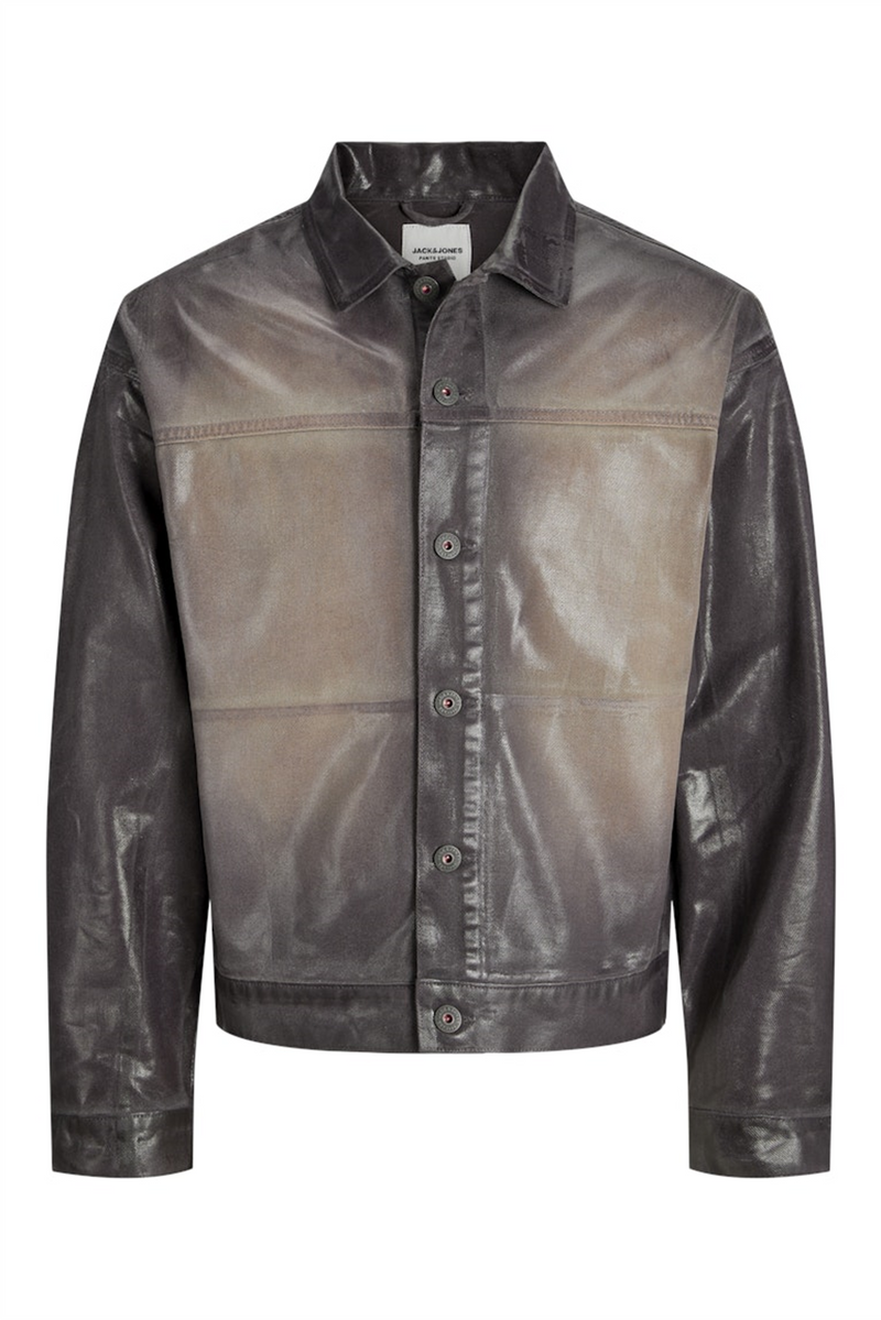 JACK & JONES Jeans Jacke Geoated Chocolate Torte