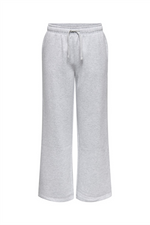 ONLY Weite Jogging Hose Light Grey Melange