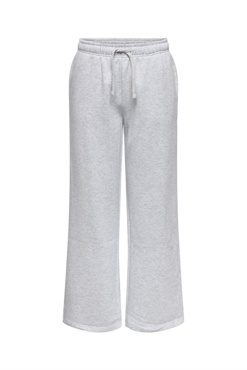 ONLY Weite Jogging Hose Light Grey Melange
