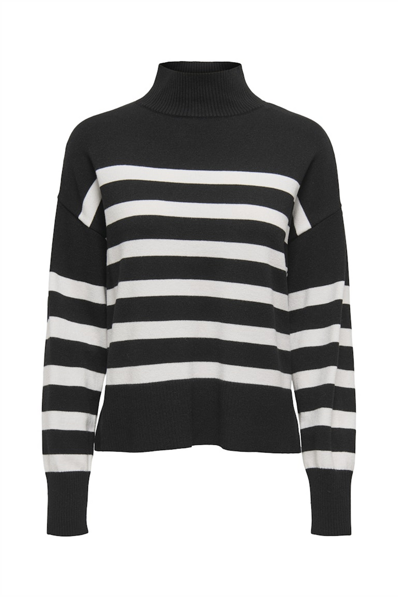 ONLY Highneck Pullover Black Clod Dancer