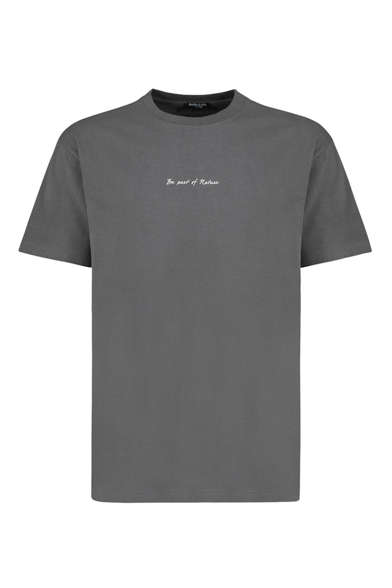 SUBLEVEL Backprint T-Shirt Dark Grey