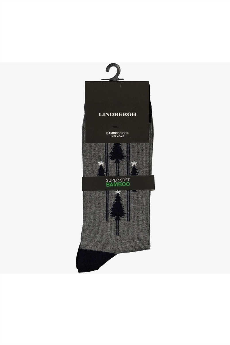 LINDBERGH Weihnachts Socken Dk Grey Mel