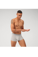 OLYMP Boxershorts 3er Pack Grey Melange