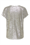 ONLY Blusenshirt Humus Melange Zebra