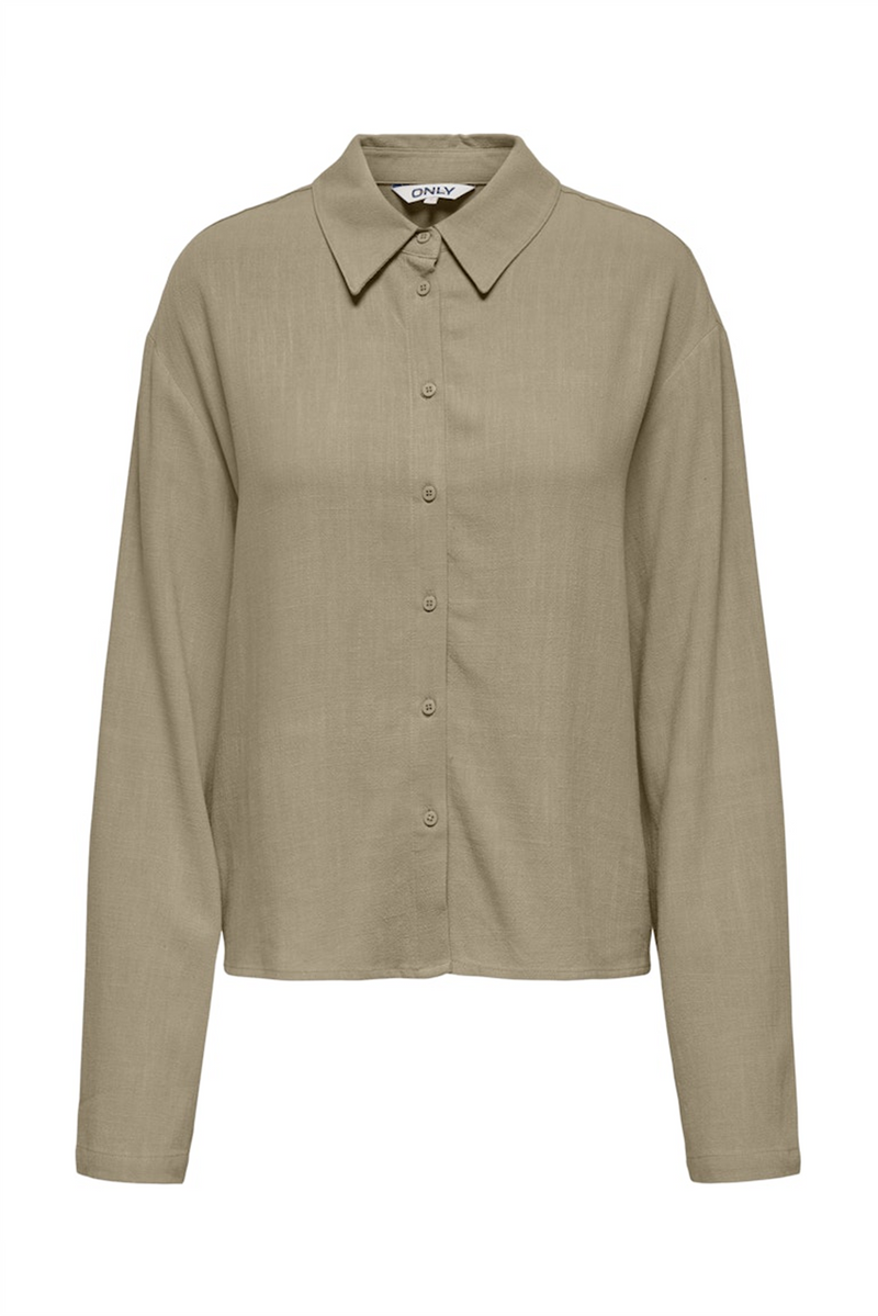 ONLY Leinen Bluse Coriander