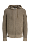 JACK & JONES Kapuzen Strickjacke Crockery