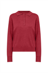 SOYACONCEPT Polokragen Pullover Rot