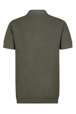 SUBLEVEL Strick Poloshirt Middle Green