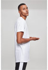 URBAN CLASSICS Shaped Long T-Shirt White
