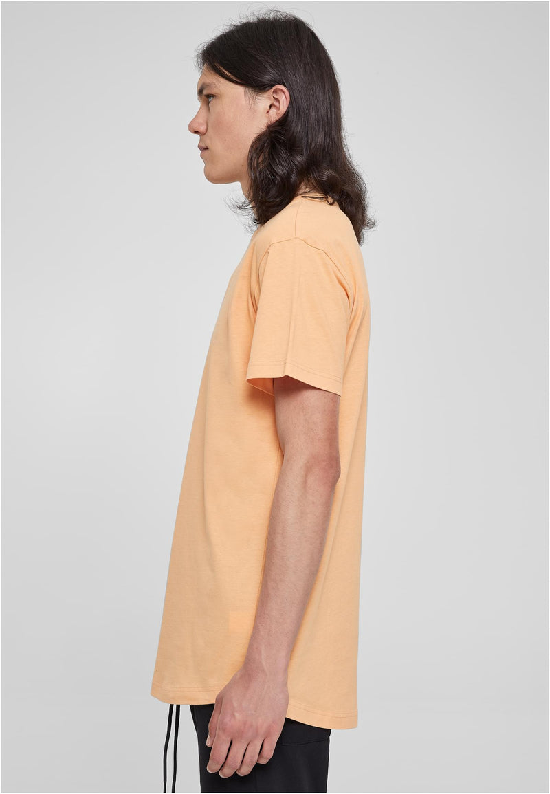 URBAN CLASSICS Shaped Long T-Shirt Paleorange