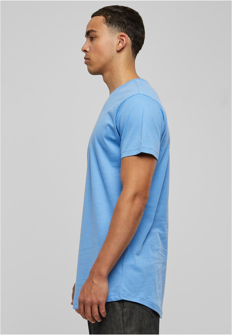 URBAN CLASSICS Shaped Long T-Shirt Horizonblue