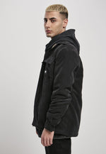 URBAN CLASSICS Cord Jacke Black