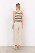 SOYACONCEPT Leinen Hose Helles Sand