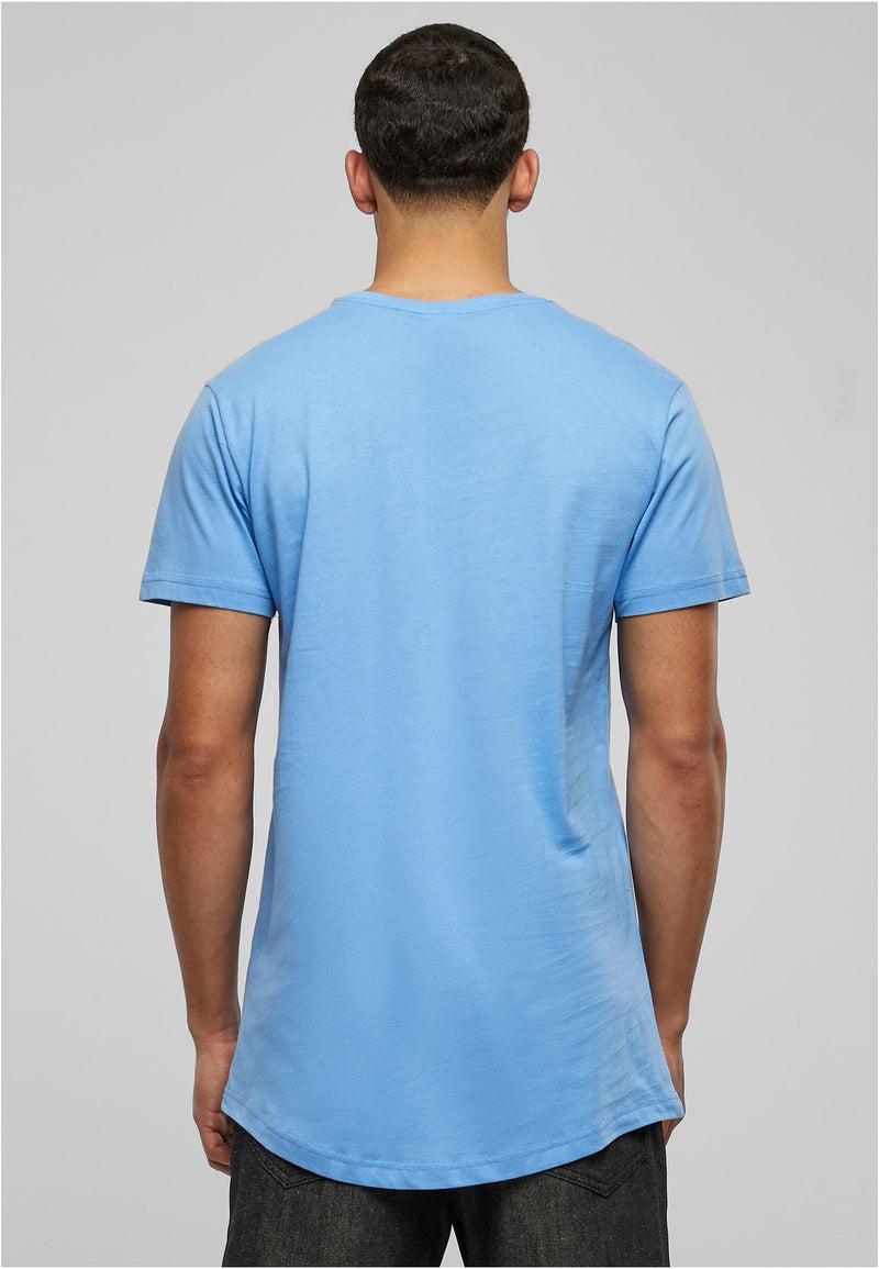 URBAN CLASSICS Shaped Long T-Shirt Horizonblue