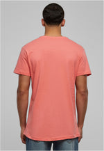 URBAN CLASSICS Shaped Long T-Shirt Coral