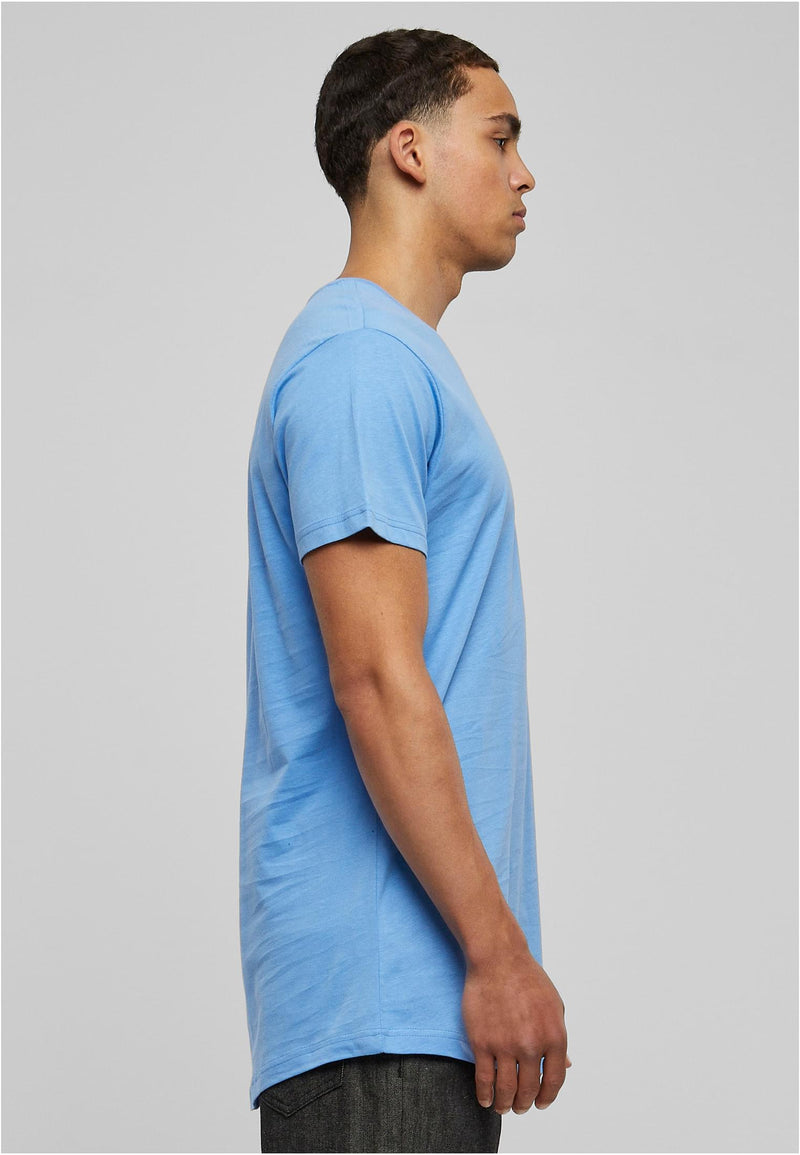 URBAN CLASSICS Shaped Long T-Shirt Horizonblue