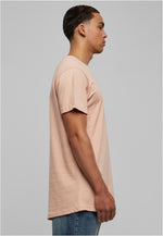 URBAN CLASSICS Shaped Long T-Shirt Light Rose