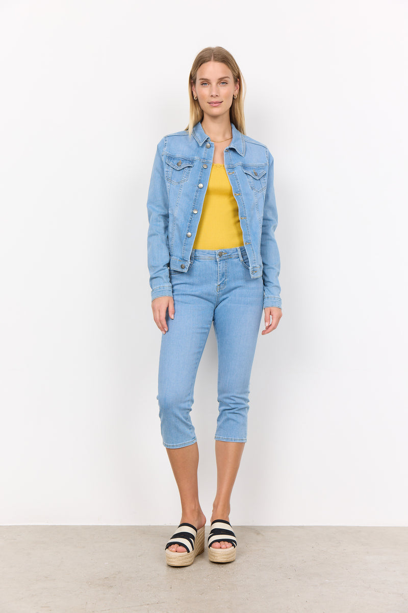 SOYACONCEPT Jeans Jacke Hellblau