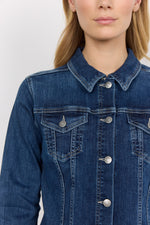 SOYACONCEPT Jeans Jacke Dunkelblau