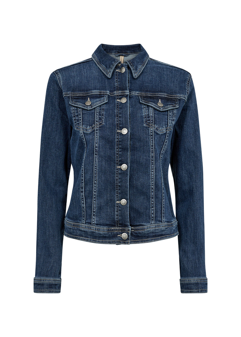 SOYACONCEPT Jeans Jacke Dunkelblau