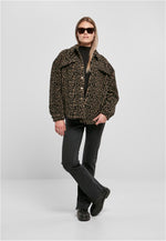 URBAN CLASSICS Leo Teddy Jacke Darktaupeleo