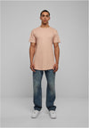 URBAN CLASSICS Shaped Long T-Shirt Light Rose