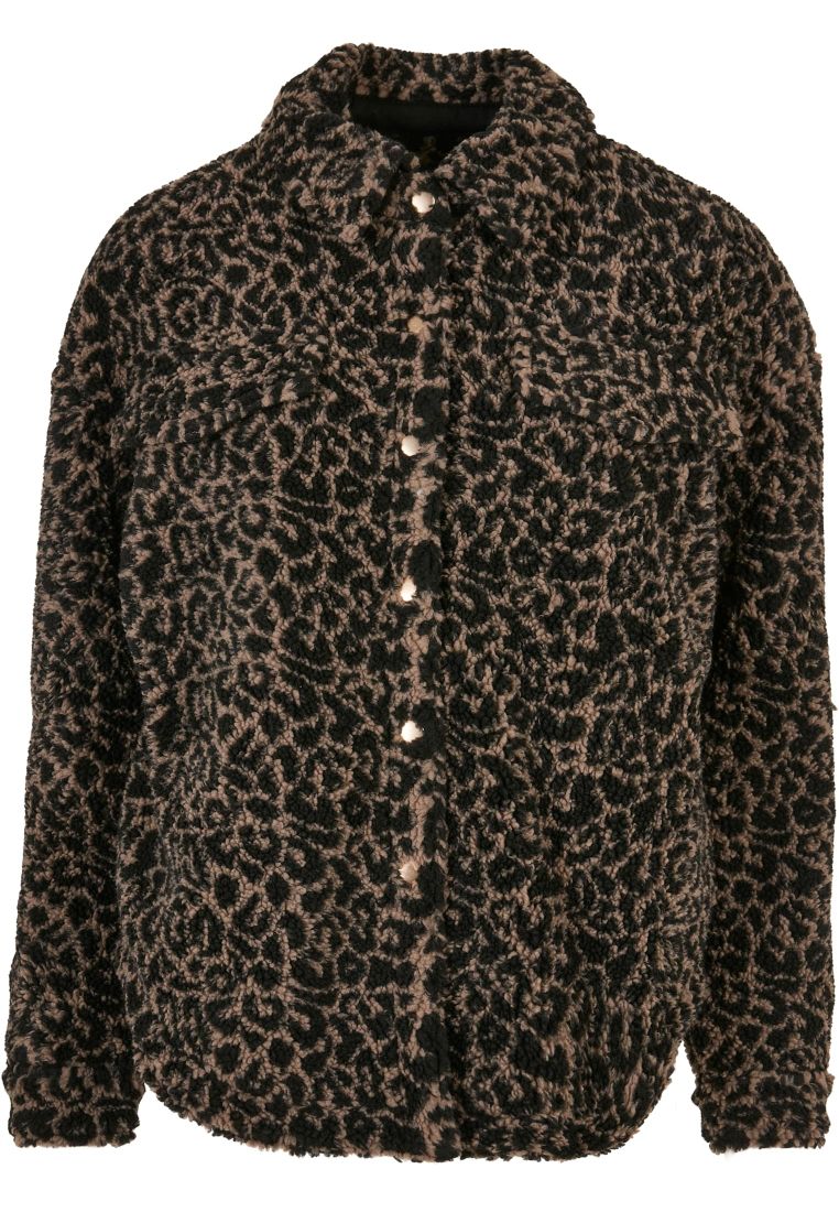 URBAN CLASSICS Leo Teddy Jacke Darktaupeleo