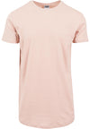 URBAN CLASSICS Shaped Long T-Shirt Light Rose