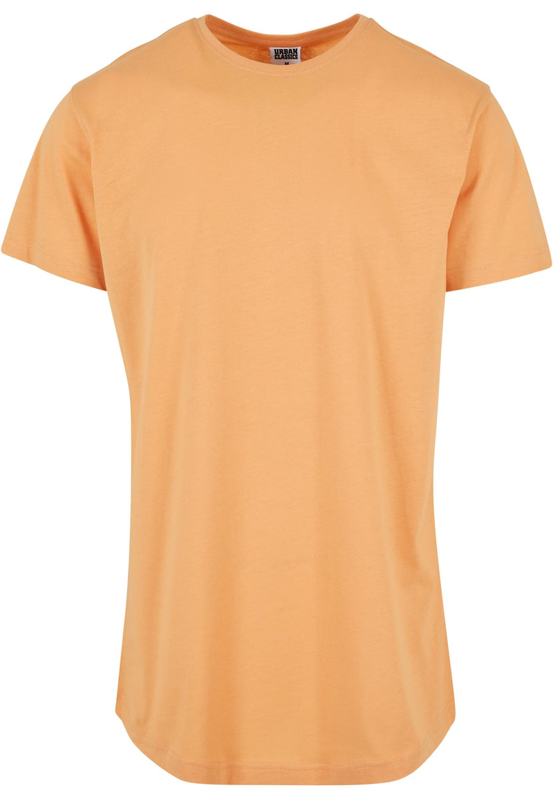URBAN CLASSICS Shaped Long T-Shirt Paleorange
