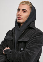 URBAN CLASSICS Cord Jacke Black