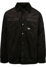 URBAN CLASSICS Cord Jacke Black