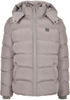 URBAN CLASSICS Winter Puffer Jacke Asphalt