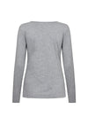 SOYACONCEPT Basic Langarm T-Shirt Grau