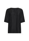 SOYACONCEPT Plissee Blusenshirt Schwarz