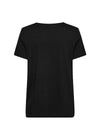 SOYACONCEPT Druck T-Shirt Schwarz