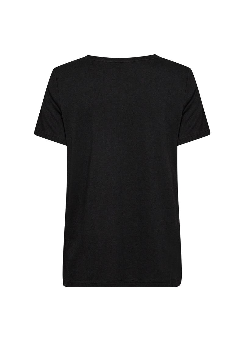 SOYACONCEPT Druck T-Shirt Schwarz