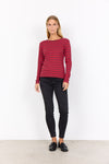 SOYACONCEPT Langarm T-Shirt Rot
