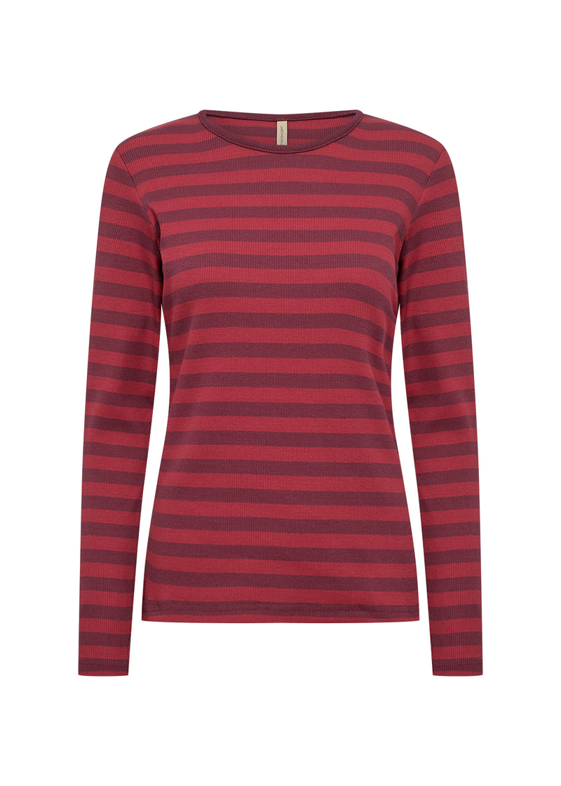 SOYACONCEPT Langarm T-Shirt Rot