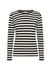 SOYACONCEPT Langarm T-Shirt Schwarz