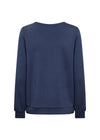 SOYACONCEPT Soft V Neck Sweatshirt Dunkelblau