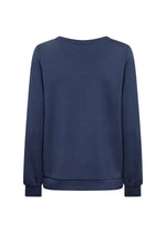 SOYACONCEPT Soft V Neck Sweatshirt Dunkelblau