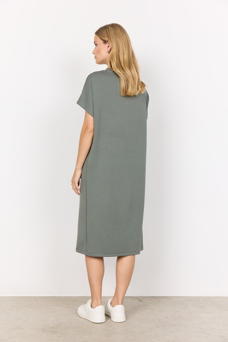 SOYACONCEPT Soft Kleid Staubiges Grün