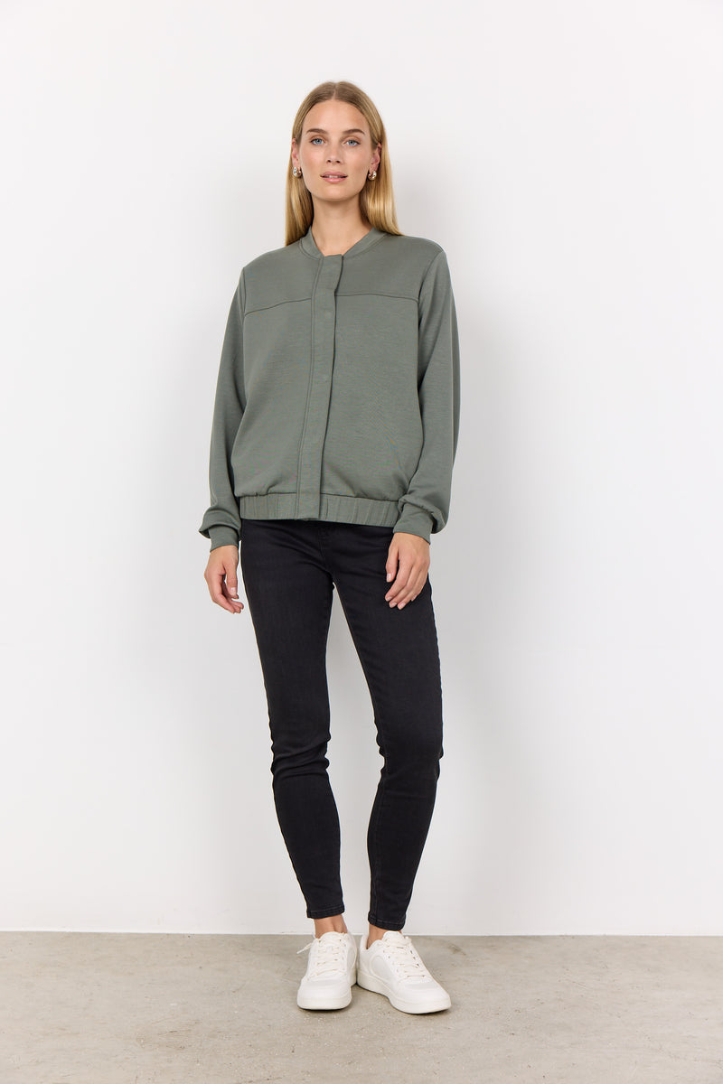 SOYACONCEPT Soft Jacke Staubiges Grün